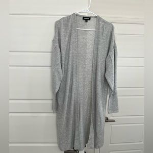 Light Gray Express Cardigan
